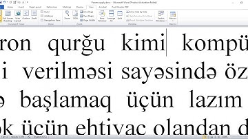 İNFORMATİKA- Word 2010- View (Magistratura, Dövlət Qulluğu, MİQ)-Orxan Məmmədov
