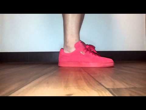 puma suede classic iced flame scarlet