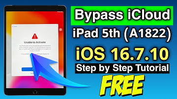 iPad 5th iOS 16.7.10 iCloud Bypass Step by Step Tutorial