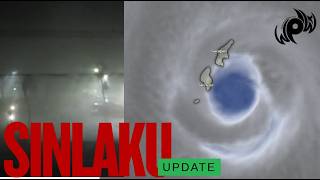Super Typhoon Sinlaku passing over Tinian and Saipan,  damage being reported, westpacwx Update