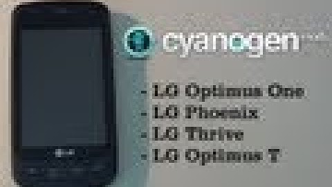 Install Android 4.1 Jelly Bean on LG Optimus One, T, Thrive, Phoenix