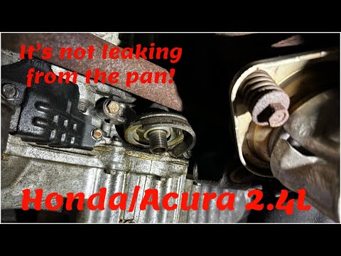 Honda and Acura 2.4L oil filter housing reseal - YouTube