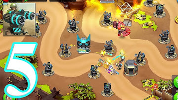 Alien Creeps TD: Strategy Game - Gameplay Walkthrough Episode 5 (iOS, Android)