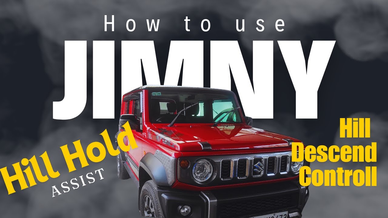 How to use Hill Descend Control and Hill Hold Assist in Jimny #automobile #jimnyoffroad #jimny