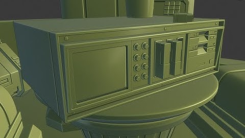 Blender 2.8: Modeling a SciFi Retro Computer