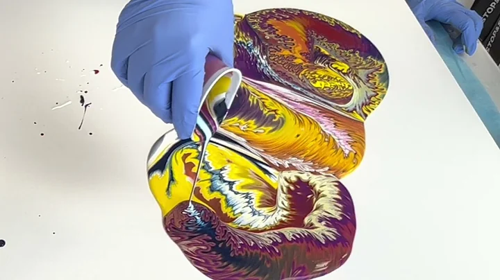 FIERY Colors - Wandering Straight Pour - Acrylic P...