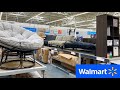 WALMART HOME FURNITURE SOFAS COUCHES FUTONS TABLES CONSOLES SHOP WITH ME SHOPPING STORE WALK THROUGH