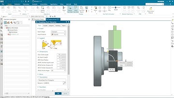 Parametric Triangular Thread Insert and Holder Support in NX CAM