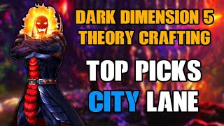 PREPARING FOR DD5 | BEST CITY CHARACTERS RUN DOWN | MSF