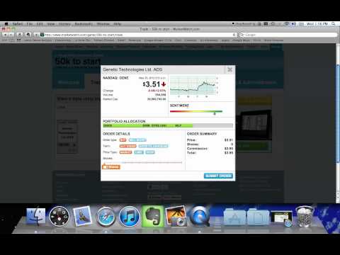 MarketWatch tutorial