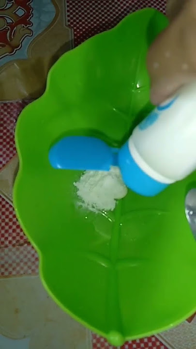 Membuat Slime Menggunakan 2 Bahan Odol dan Bedak Dengan Mudah