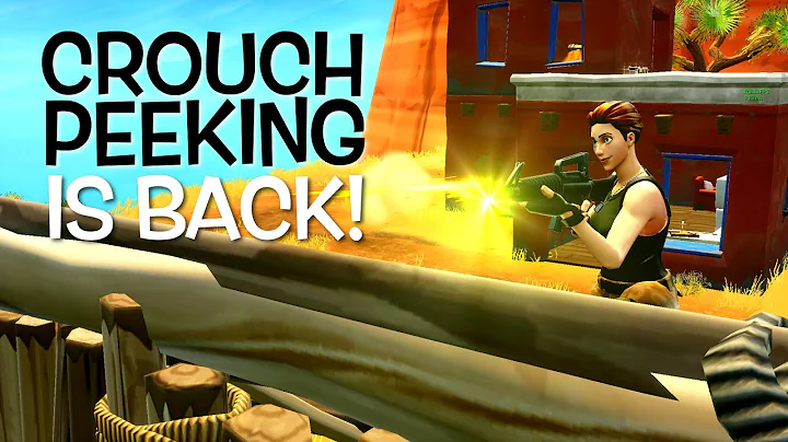 CROUCH PEEKING IS BACK: Epic brought it back by mistake in the last patch...