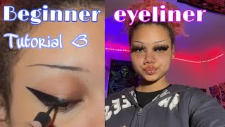 beginner : eyeliner tutorial ♡