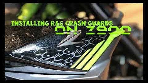 Installing R&G Crash Guards on Z900 Bs6 | #z900 #bs6 #My21 #R&G