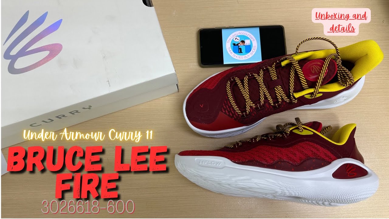 CURRY 11 FIRE アンダーアーマー Under Armour Curry 11 'Bruce Lee Fire'