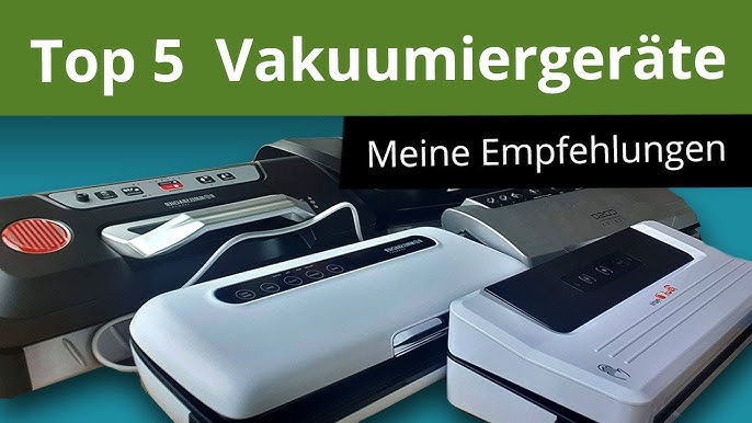 Rommelsbacher VAC 385 Vakuumierer im Test (Unboxing, Lieferumfang,  Bedienung, Vakuumiertest, Fazit) - YouTube