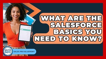 What Are The Salesforce Basics You Need To Know? - Sales Pro Blueprint
