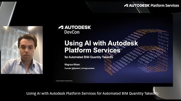 Using AI with Autodesk Platform Services for Automated BIM Quantity Takeoffs