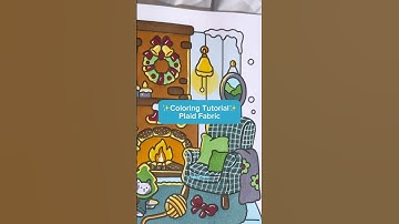 Coloring Tutorial: Plaid Fabric Alcohol Markers