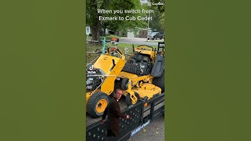 When you switch from Exmark to @cubcadet_usa  with no regrets. #lawncare #lawncareohio