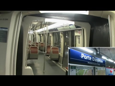France: Porte Dauphine to Porte Dauphine via station loop - Paris Metro Line 2
