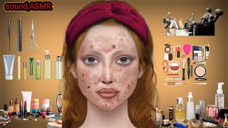 &quot;Dirty Face Deep Clean ASMR 😮 | Skincare + Makeup Transformation Sounds&quot;