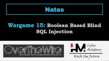 Natas 15 | Boolean Based Blind SQL Injection | OverTheWire Wargames