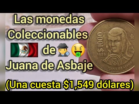Moneda de 1000 pesos Juana de Asbaje ??? La más VALIOSA!! Monedas mexicanas Juana Inés de la Cruz