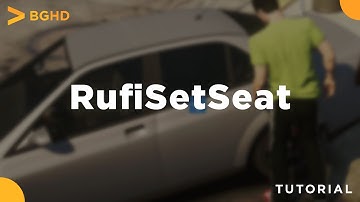 RufiSetSeat (Enter Any Vehicle Seat) - FiveM Resource Install/Overview