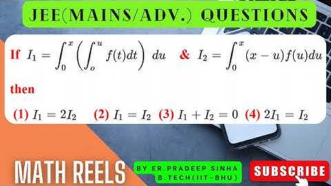 DEFINITE INTEGRATION(XII/JEE) QUESTION//SOLUTION BY Er. PRADEEP SINHA(IIT-BHU)