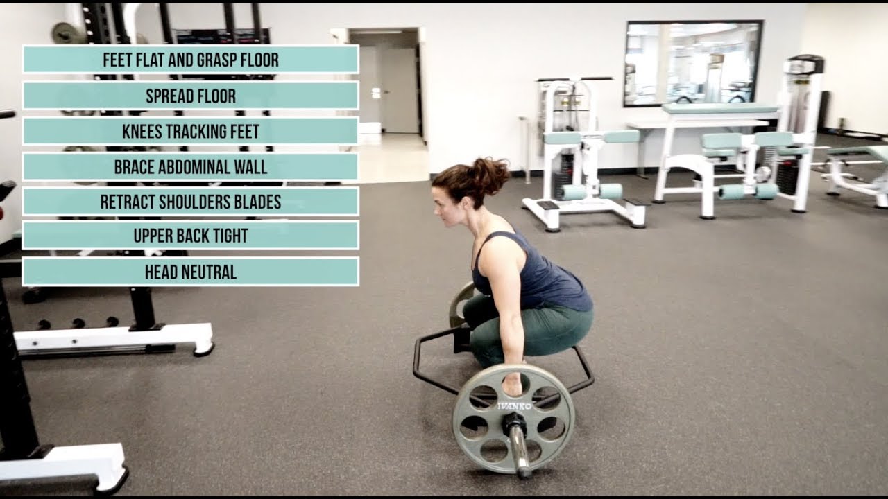 Deadlift Trap Bar Low Handles KILO Exercise Demo YouTube