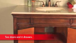 HWM-001-C-42 Traditional Bathroom Vanity