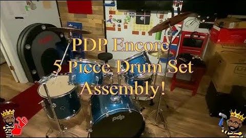 Assembly! - PDP 5 Piece Drum Set by DW - Assembly! How to assembly Drum set.