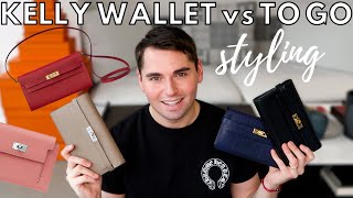 KELLY WALLET vs KELLY TO GO | 5 WAYS TO WEAR THE KELLY WALLET AS A BAG | HERMES KELLY W COLLECTION
