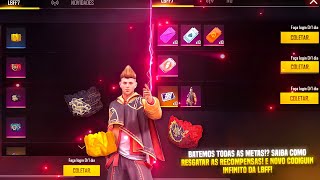 BATEMOS TODAS AS METAS!? COMO RESGATAR TODAS AS RECOMPENSAS DA LBFF 7 E NOVO CODIGUIN INFINITO!!