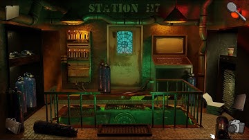 [Full Gameplay] Station 117, a point and click puzzle game(escape room style) that has a hint system