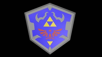 3D Hylian Shield