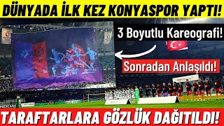 Konyaspor Taraftarı Nalçacılardan Efsane Koreografi Dünyada Eşi Benzeri Yok 3 Boyutlu