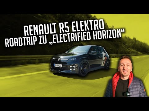 Road trip to "Electrified Horizon" in the Renault R5 Electric!! | Silent performance