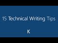 15 Technical Writing Tips