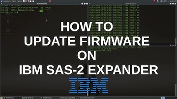 How to update firmware of IBM SAS expander 46M0997 in a non-IBM system