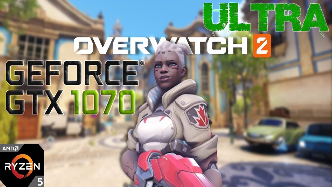 Overwatch 2 Gameplay benchmark on GTX 1070TI and Ryzen 2600|