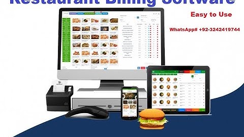 Restaurant Pos Fastfood Bar Cafe With inventory (point of sale) Billing Software Pakistan