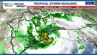 Tropical Storm Edouard makes landfall
Edouard makes landfall along the coast. Tropical Storm Edouard makes landfall