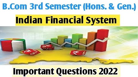 Indian Financial System (IFS) || SUGGESTION 2022 || C. U. 3rd Semester