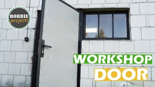 Making a workshop door || DIY door