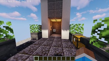 Minecraft command block elevator