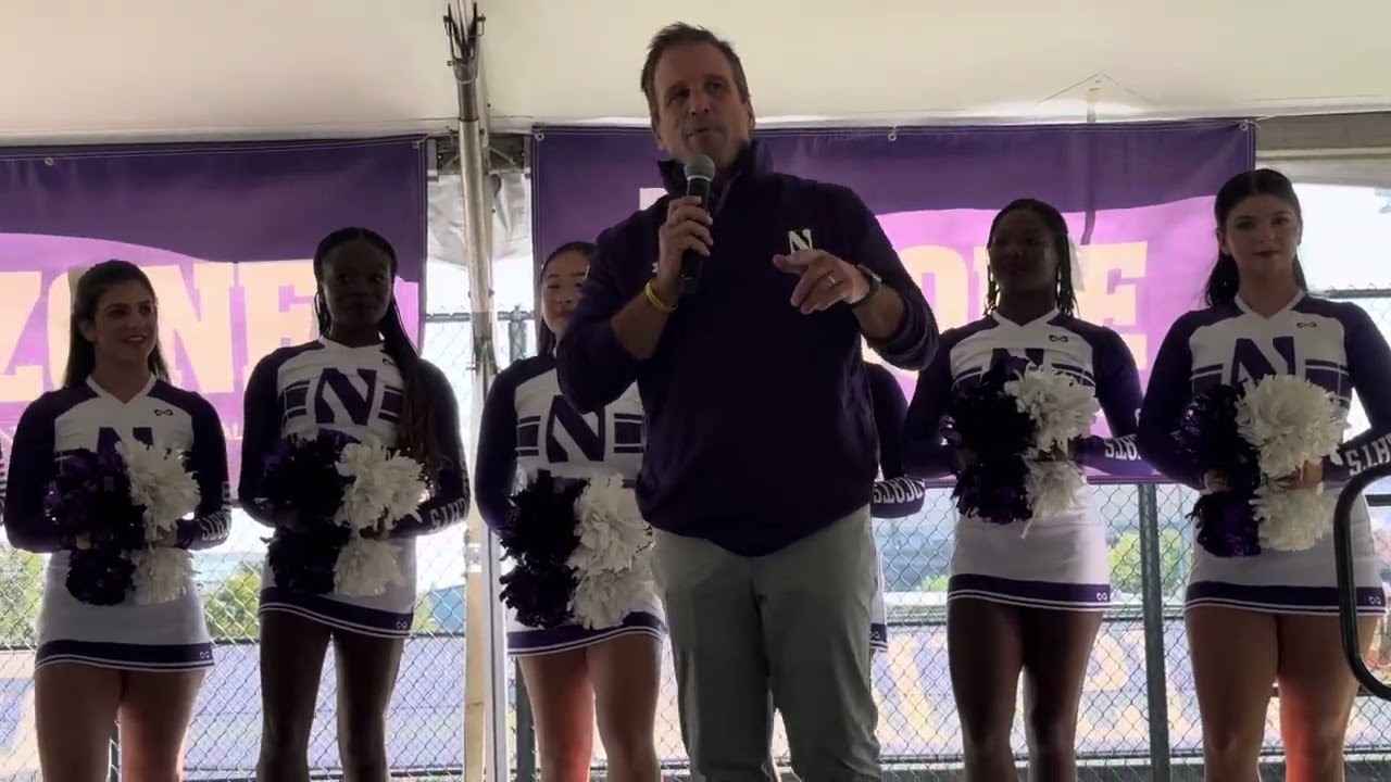 Northwestern WGN Play-by-Play Announcer Dave Eanet Introduces New Athletic Director Mark Jackson