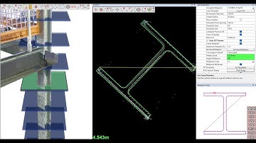 Extracting Steel Columns and Beams Using Custom Templates in n4ce.