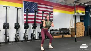Dual Dumbbell Hang Squat Clean